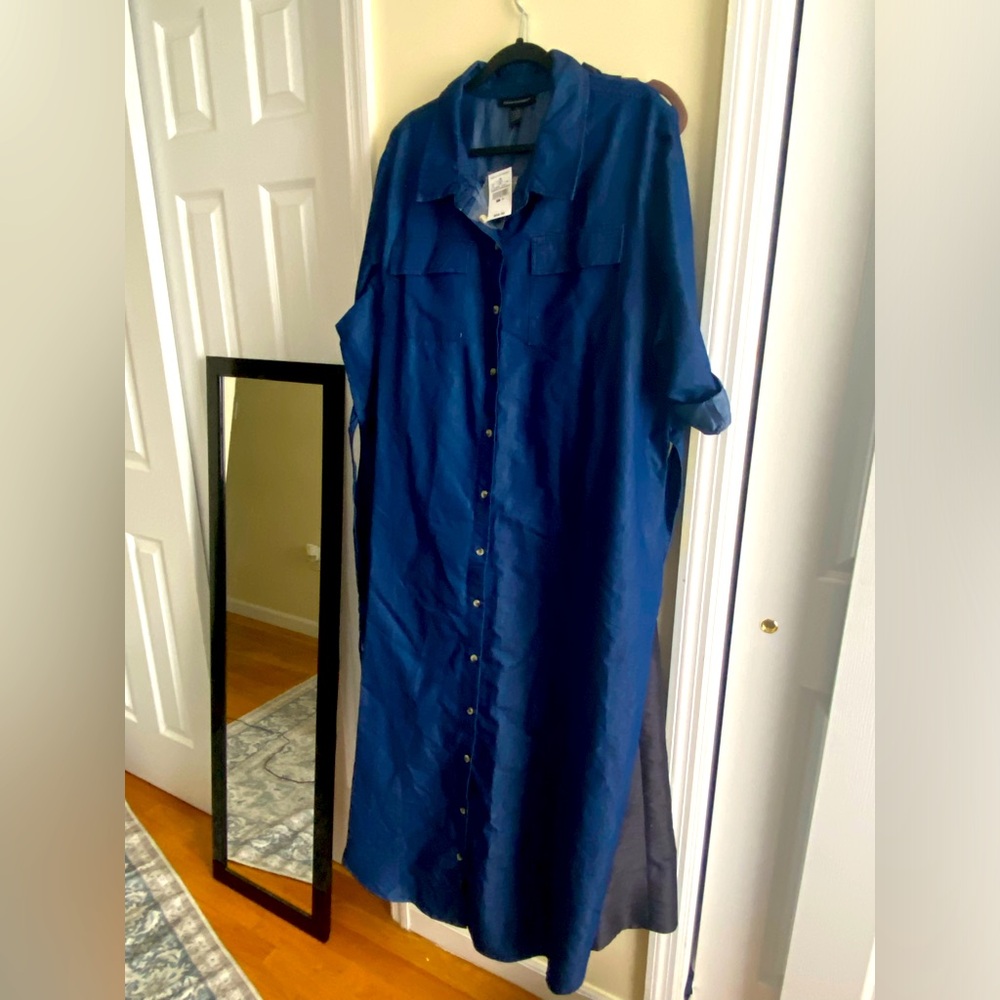 Ashley Stewart Denim Dress- light weight
